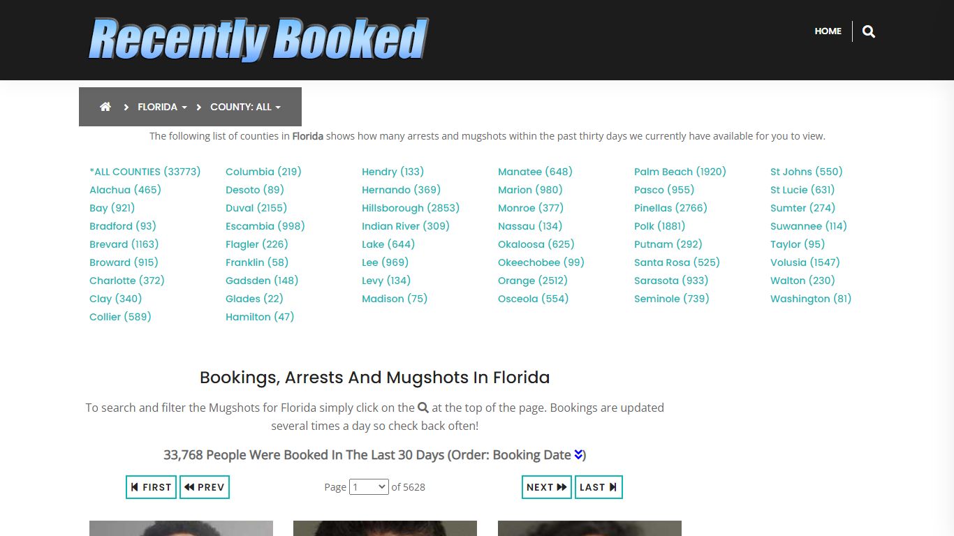 Recent bookings, Arrests, Mugshots in St Johns County, Florida